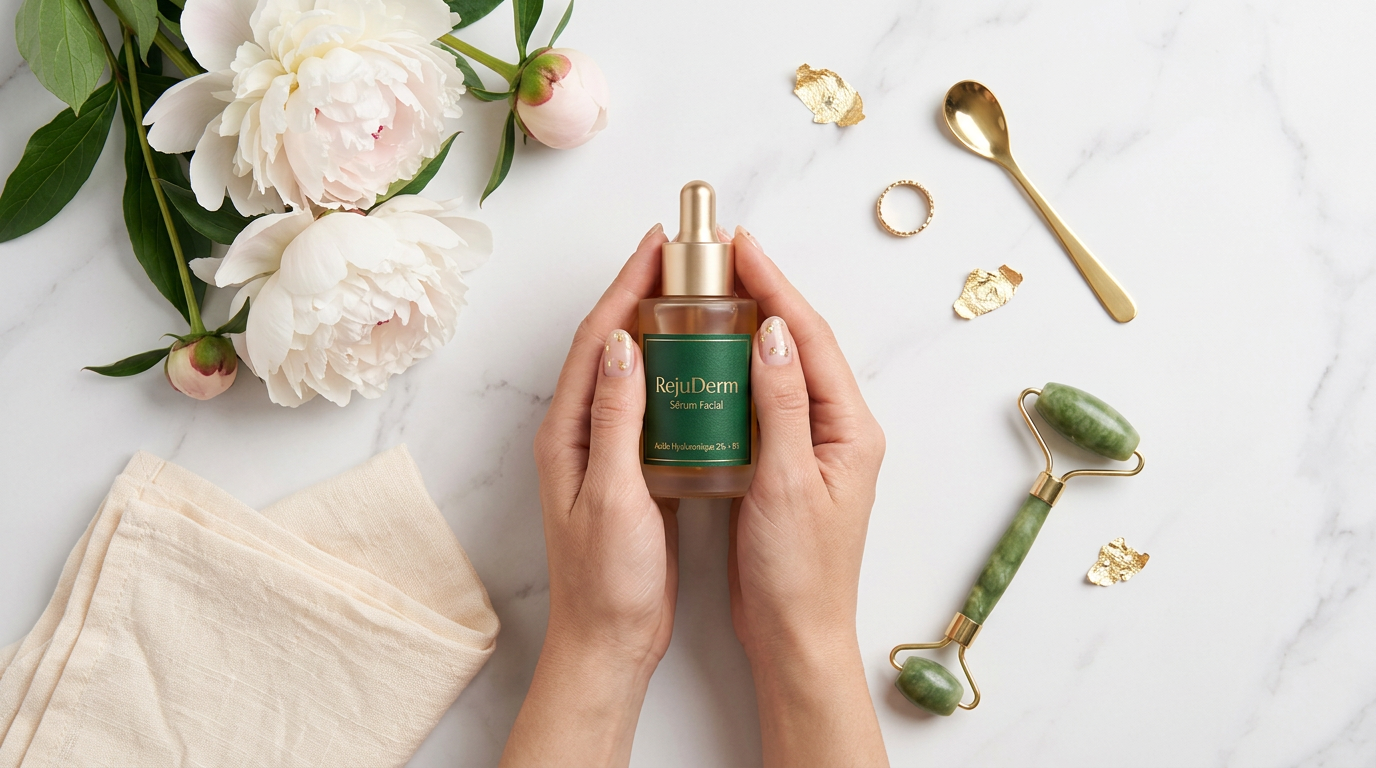 RejuDerm Sérum en rutina de belleza premium